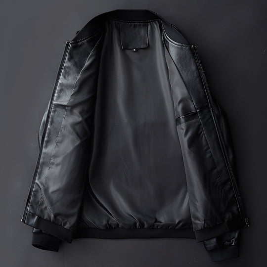 EB | Stylische Biker-Lederjacke für Männer