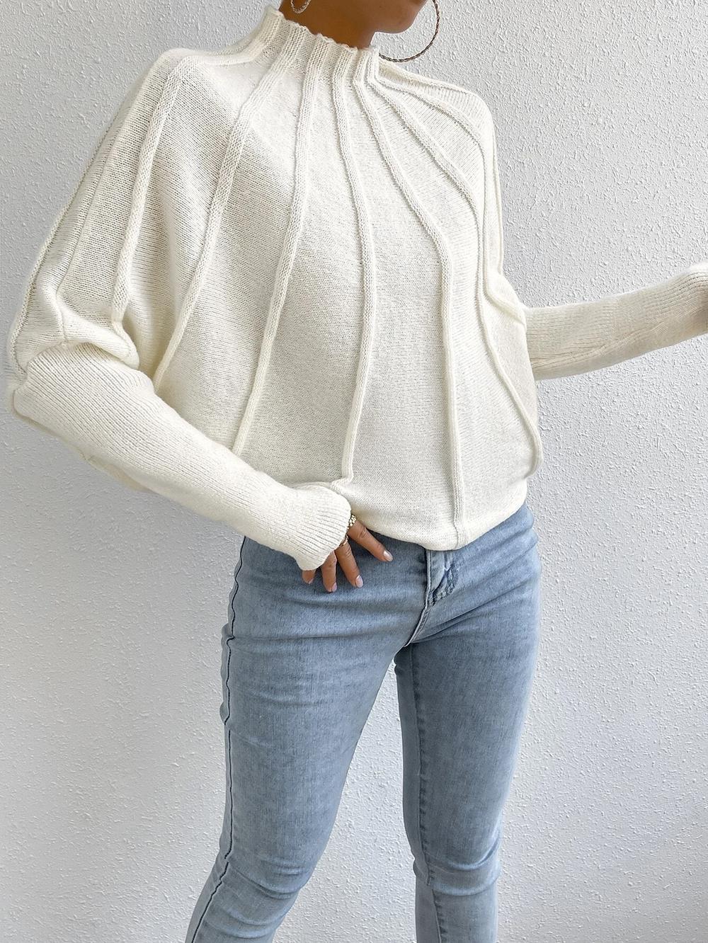 EB | Strickpullover mit Fledermausärmeln
