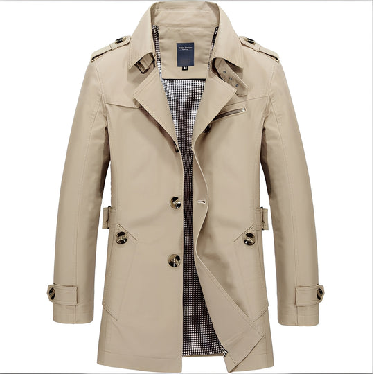 EB | Eleganter Windbreaker Trenchcoat für Männer
