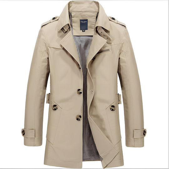 EB | Lässige Mid-Länge Windjacke für Männer
