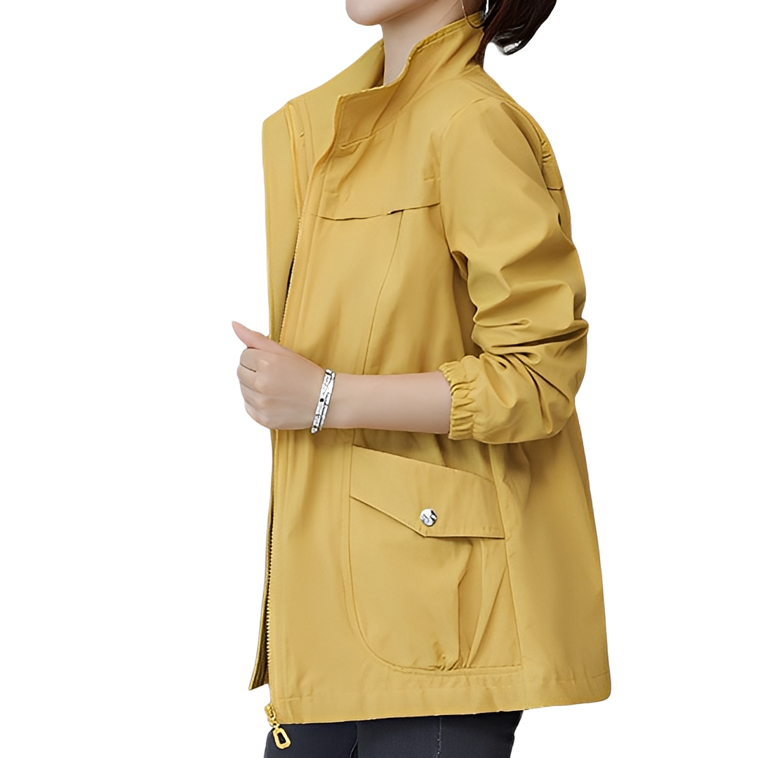 EB | Stylische Jacke mit verstellbarem Bund für Frauen