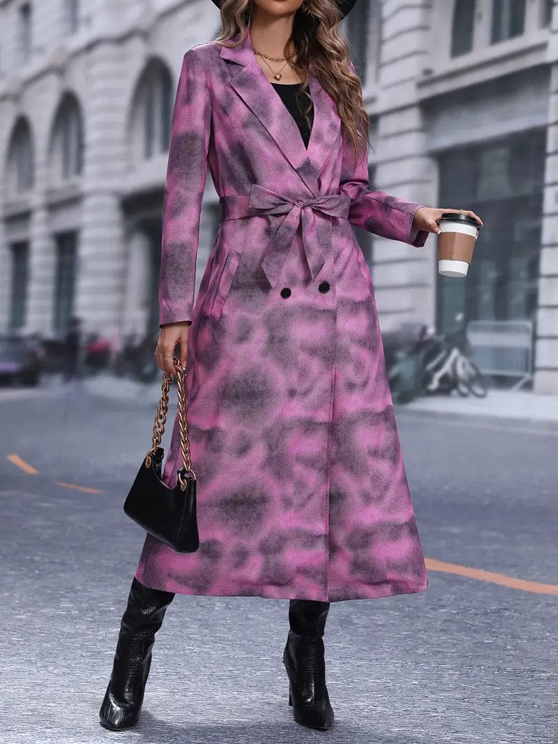 EB | Langer Mantel Chic Zeitloser Stil Ideal für den Winter