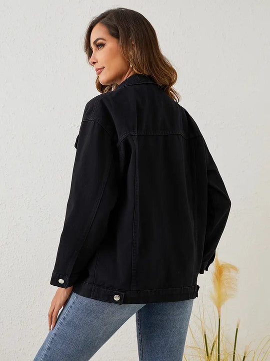 EB | Jacke Casual Denim Perfekt für Lässige Tage