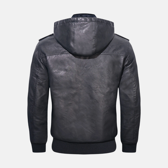 EB | Hooded Lederjacke