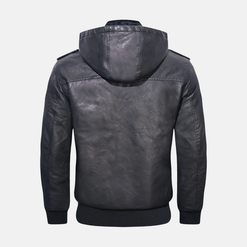EB | Hooded Lederjacke