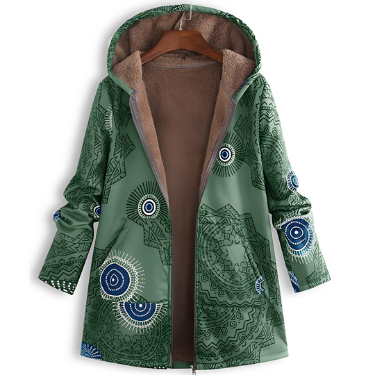 EB | Vintage-Jacke mit Muster für Damen
