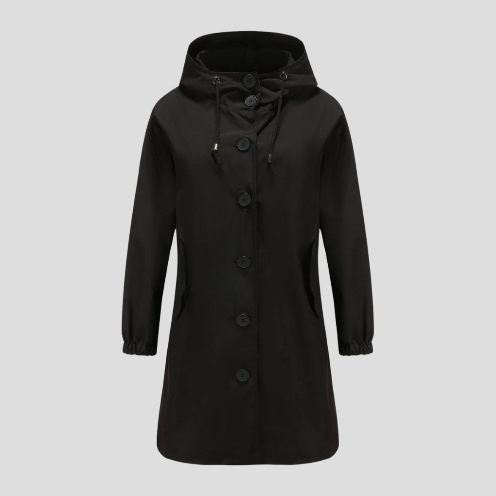 EB | Wasserdichte Regenjacke mit Kapuze für Damen