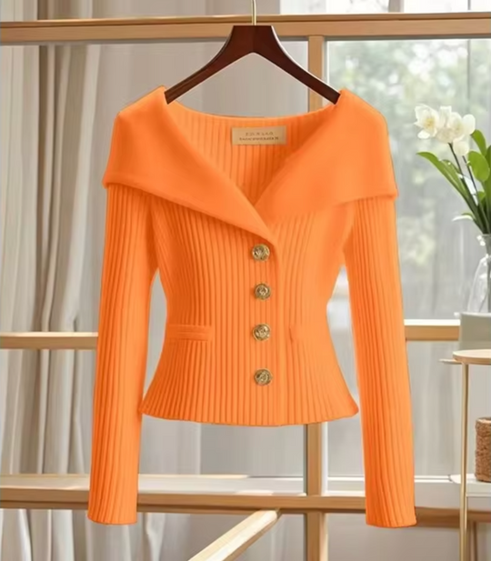 EB | Strickjacke Damen Kurz Cardigan für Übergangsjahre