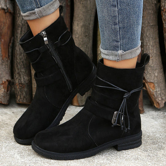 Vintage Schnalle Stiefeletten EB