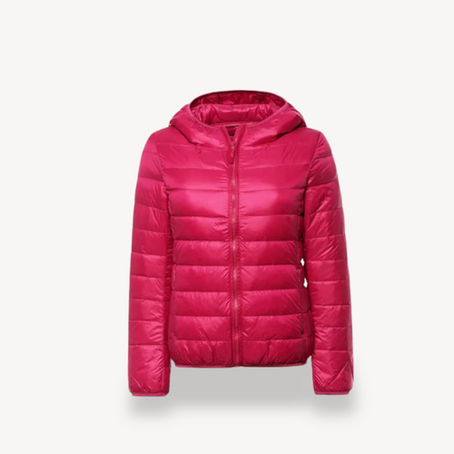 EB | Ultraleichte Kapuzen-Pufferjacke Damen