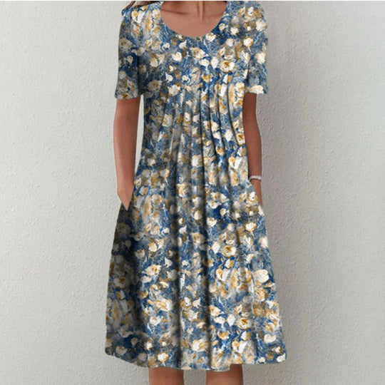Klassisches Kleid aus hochwertiger Baumwolle