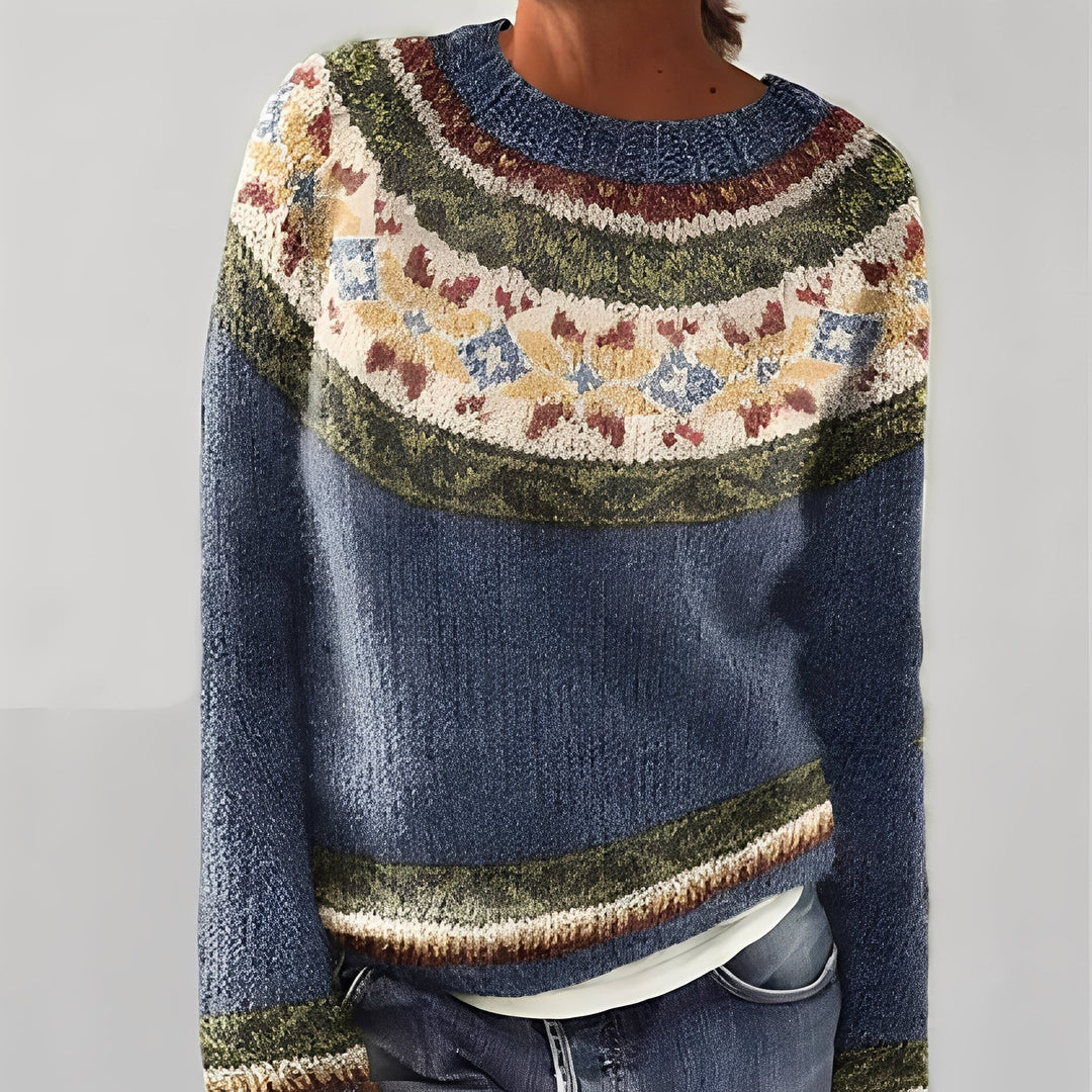EB | Klassischer Damenpullover mit Muster