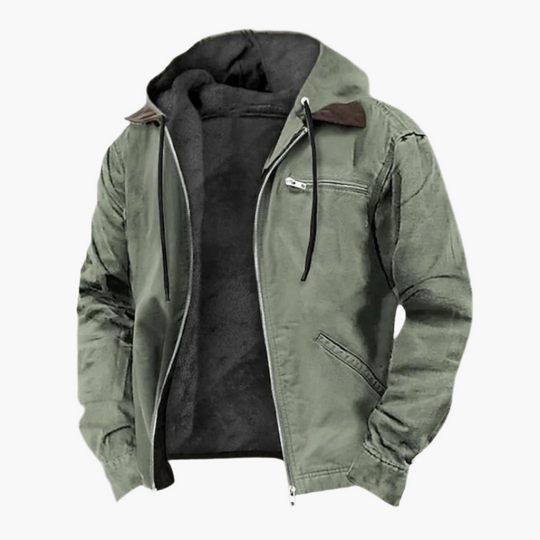 EB | Freizeitjacke mit Kapuze und Reißverschluss - Urban Streetwear Übergangsjacke