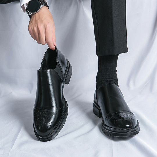EB | Elegante Herrenschuhe Klassische Slipper Anzugschuhe mit Eleganter Verarbeitung
