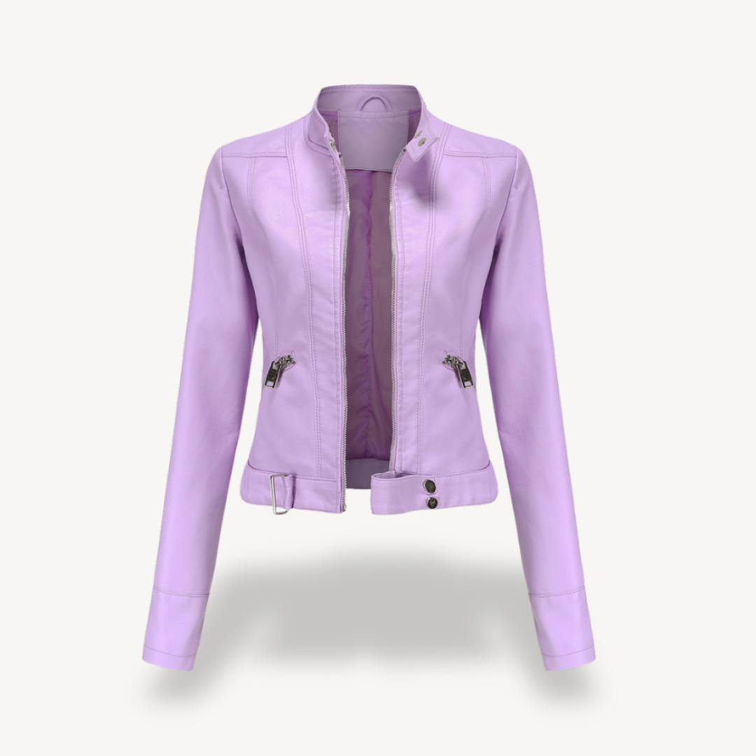 EB | Fake-Leder Bikerjacke für Frauen