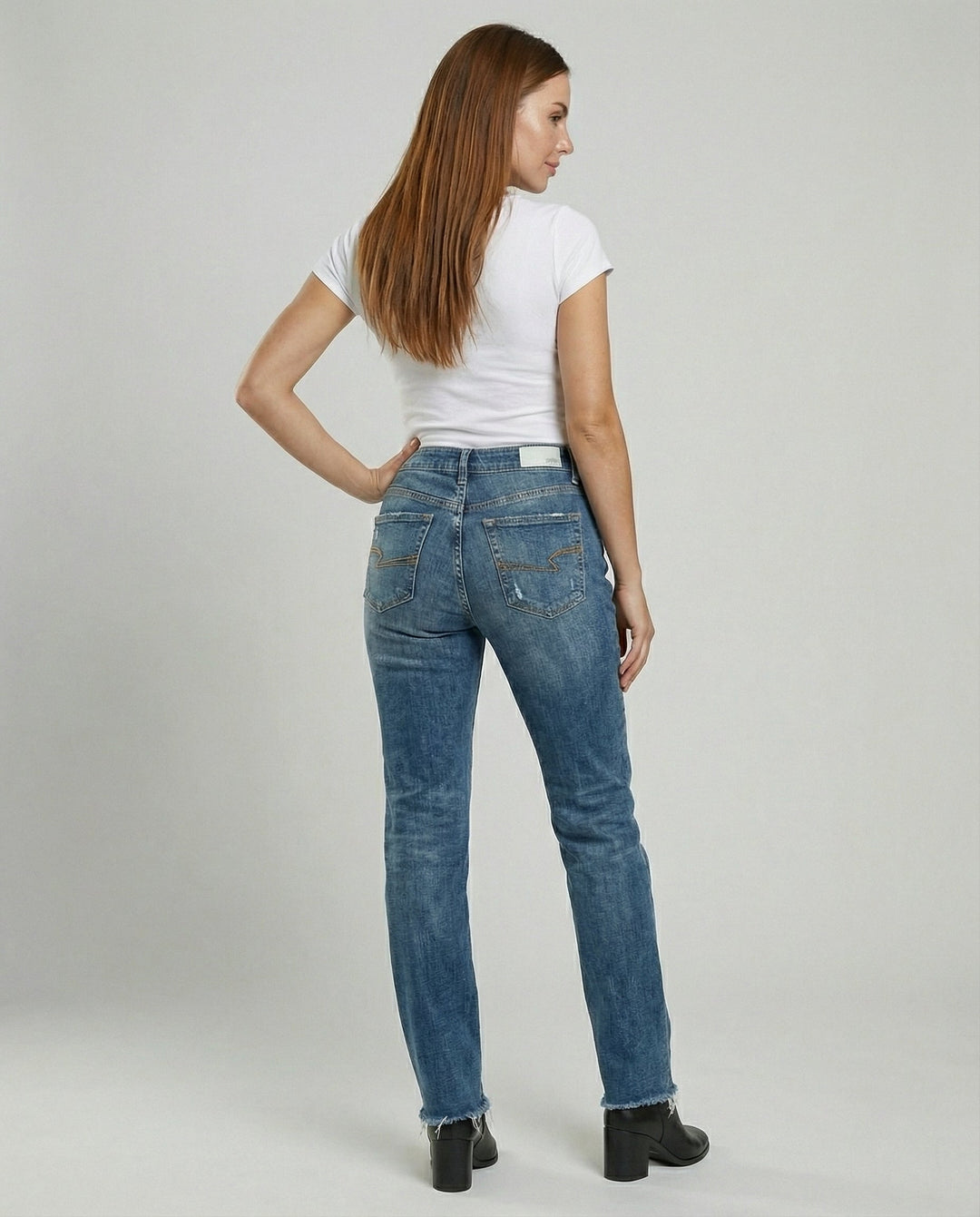 Lockere Damen Jeans Streetwear | EB