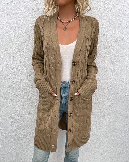 EB | Stylischer Langarm-Herbst-Cardigan für Damen