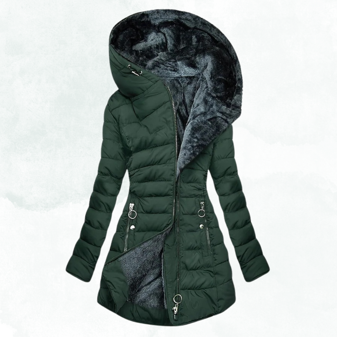 EB | Warme Damen Winterjacke mit Weicher Fütterung