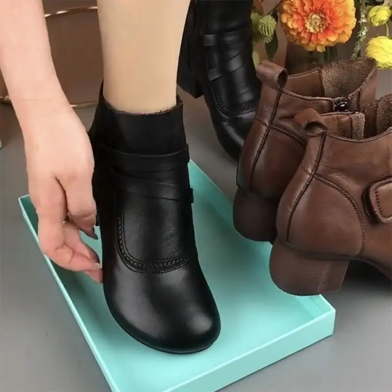 EB | Damenvintage-Lederschuhe
