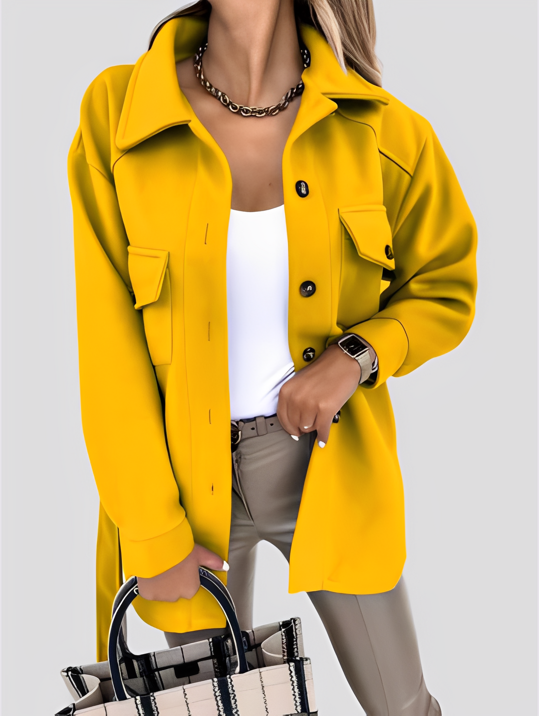 EB | Moderne, leichte Damenjacke mit Reverskragen