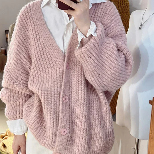 EB | Lässige und Stilvolle Winter Strickjacke