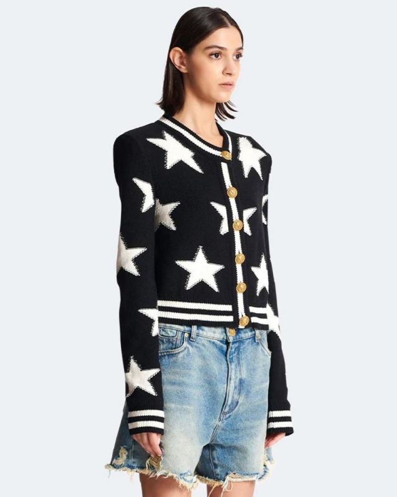 EB | Strick Jacquard Cardigan