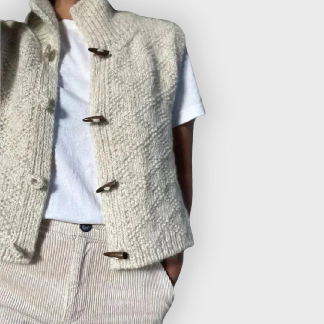 EB | Sophisticated Ärmelloses Strickwesten