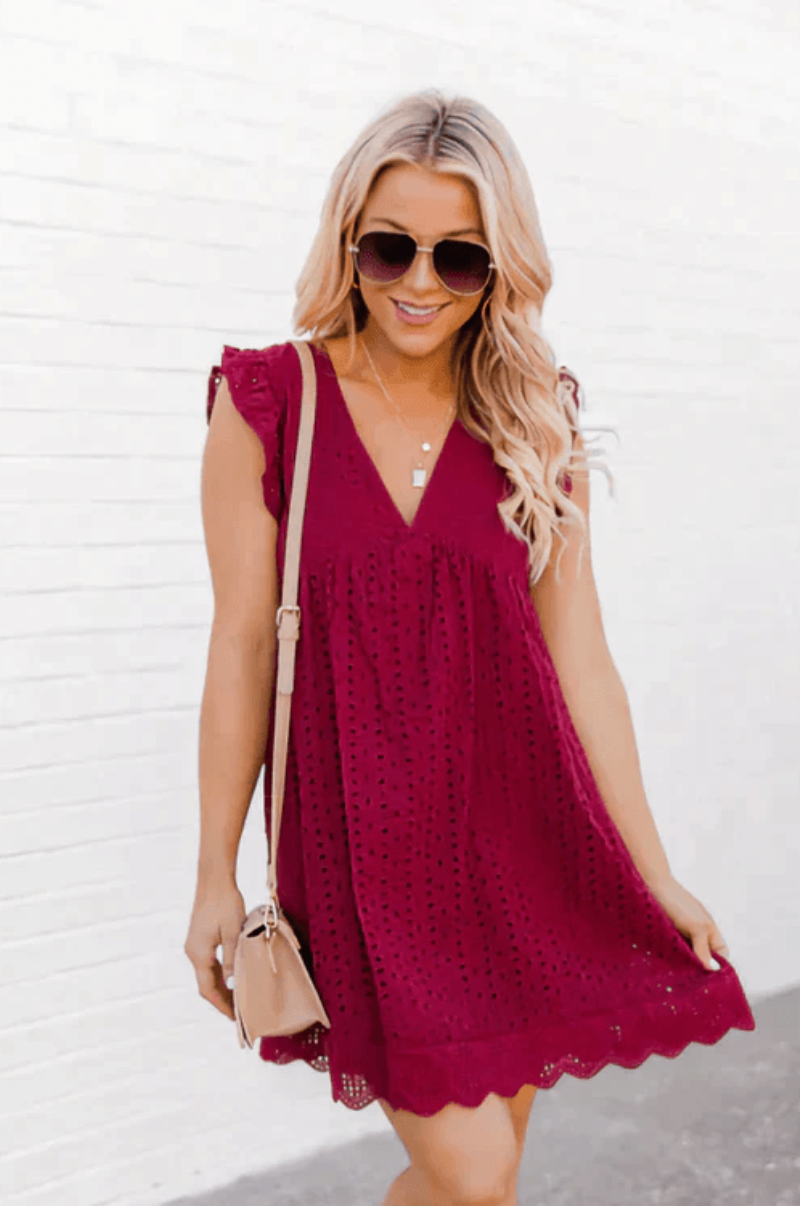 EB | Damen Sommerkleid mit Hose Bequemes Damenkleid