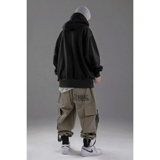 EB | Ninja-Hoodie mit Doppeltem Ausschnitt