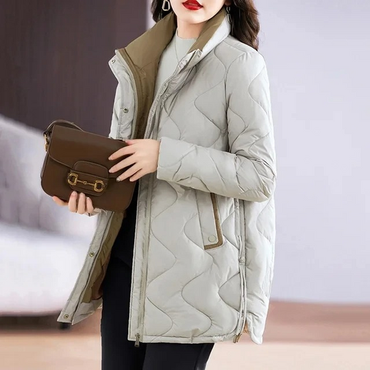EB | Elegante gesteppte Jacke mit Stehkragen für einen Smart-Look Ideal für Herbst/Winter