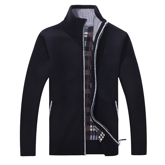 EB | Stylischer Cardigan mit weichem Fleece-Futter für Männer