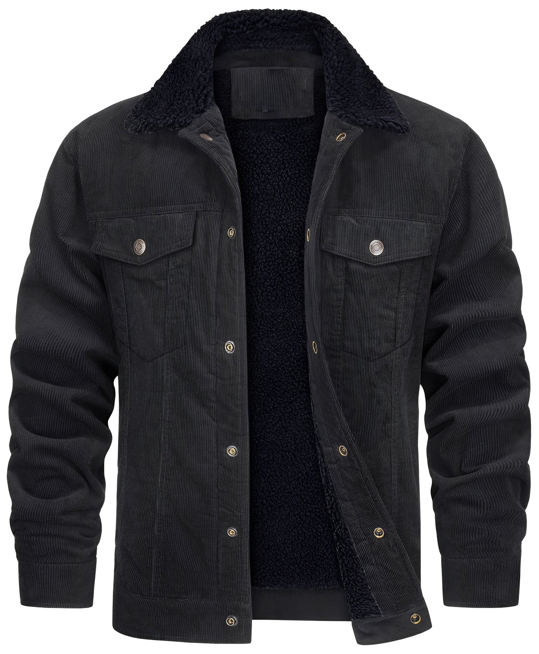EB | klassische Cord-Plüschjacke für Männer