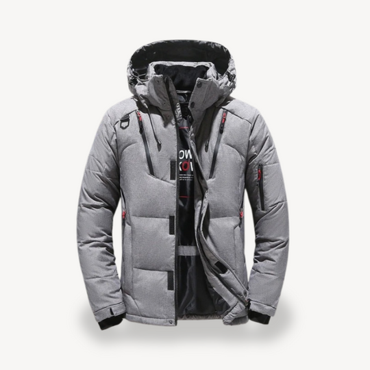 EB | Gepolsterte Kapuzen-Winterjacke Herren