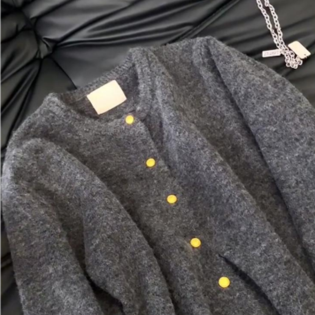 EB | Cardigan Warm für Frauen Lockerer Schnitt