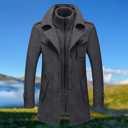 EB | Doppelkragenjacke mit Funktionalem Design