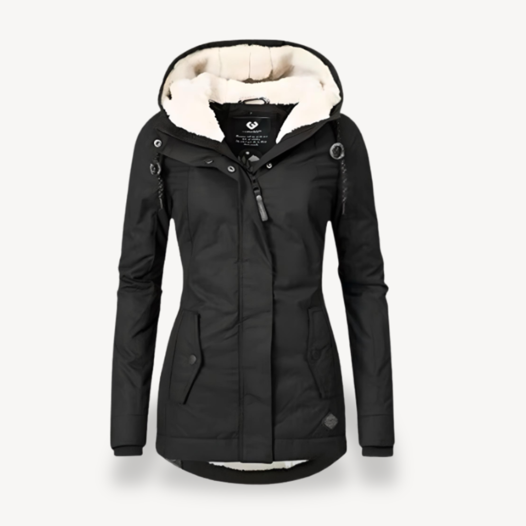 EB | Damen Wasserdichte Winterjacke mit Kapuze