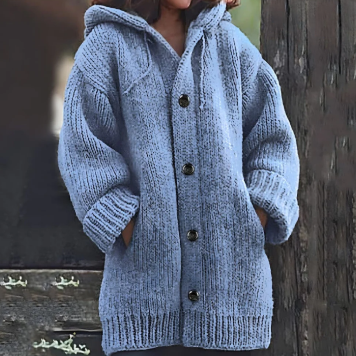 EB | Lange Jacke mit Kapuze