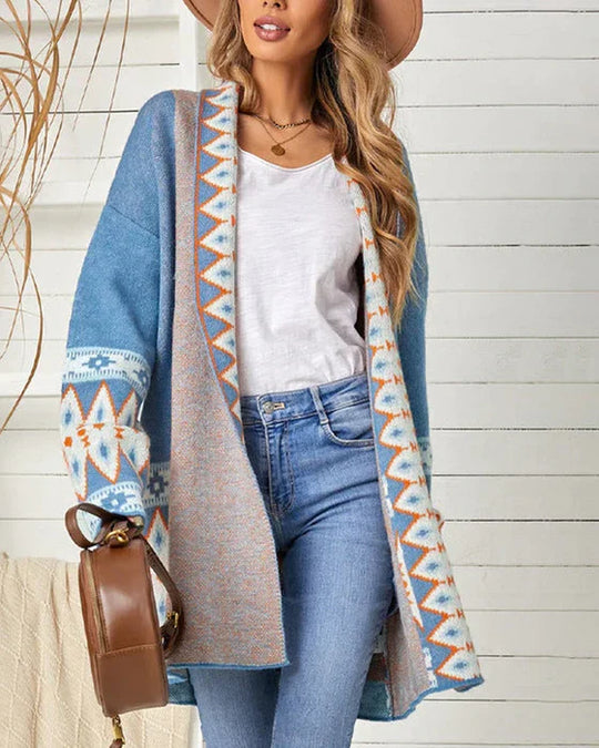 EB | Lockere Jacke mit Aufdruck