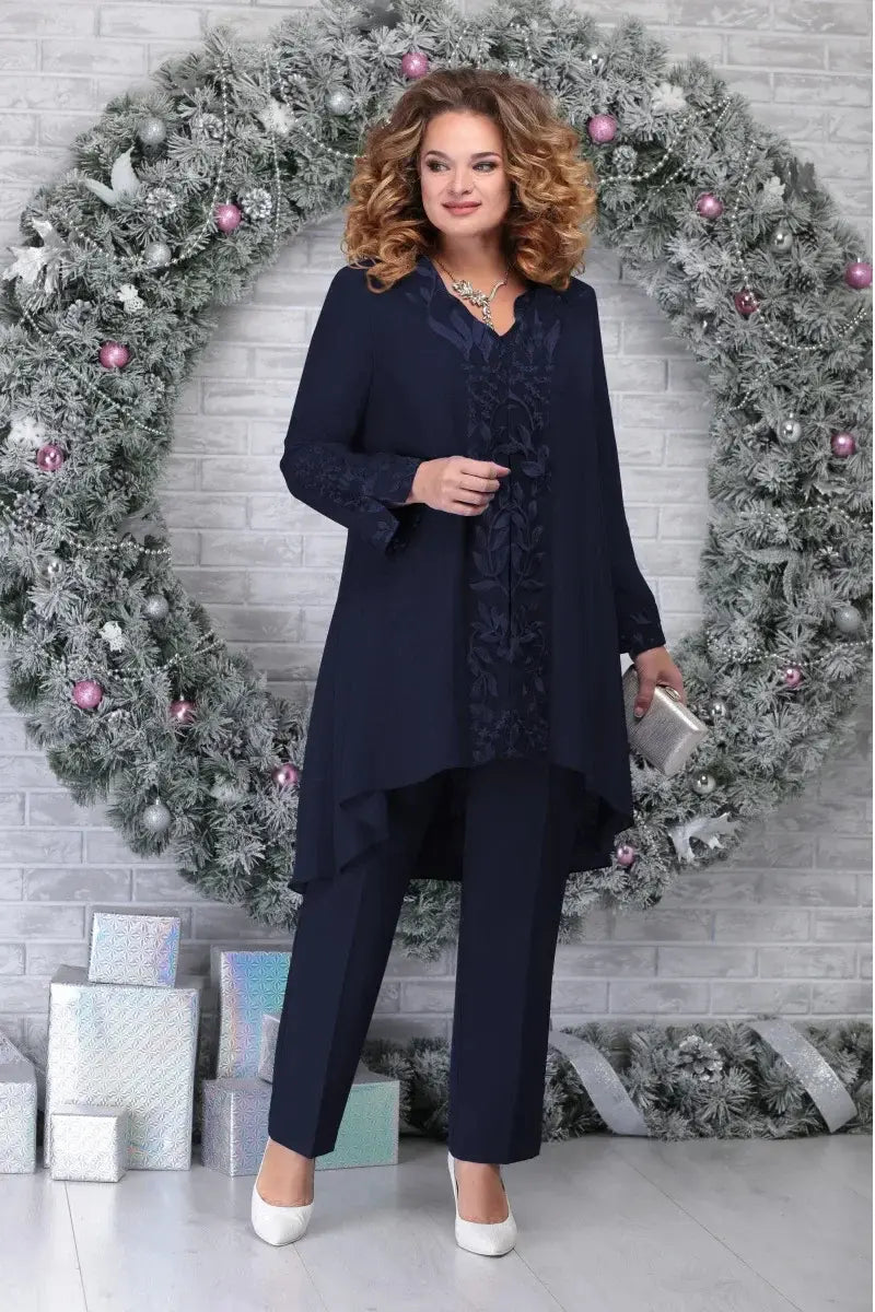 EB | 3 Teilig Chiffon Brautkleid Satz für Damen