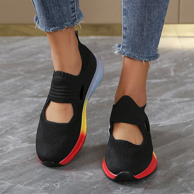 Mesh Cut-out Sneakers EB