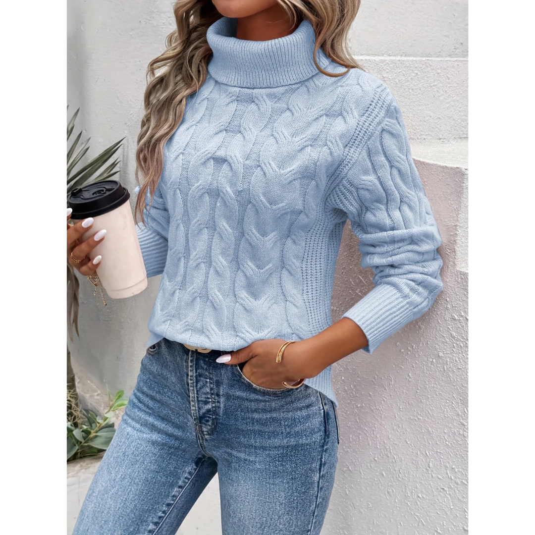 EB | Klassischer Eleganter Rollkragenpullover