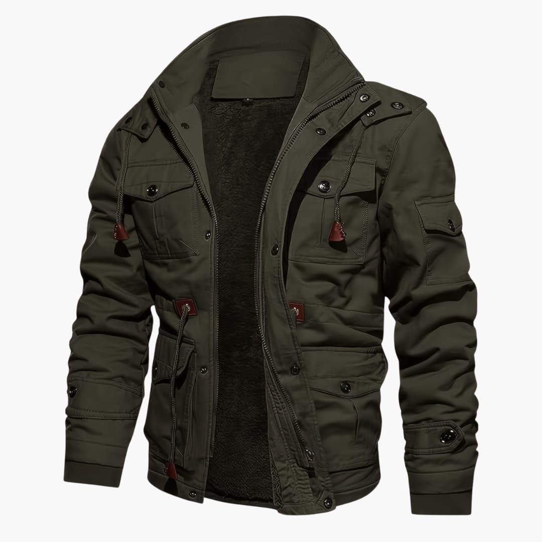 EB | Warme Fleecejacke mit Taschen für Herren
