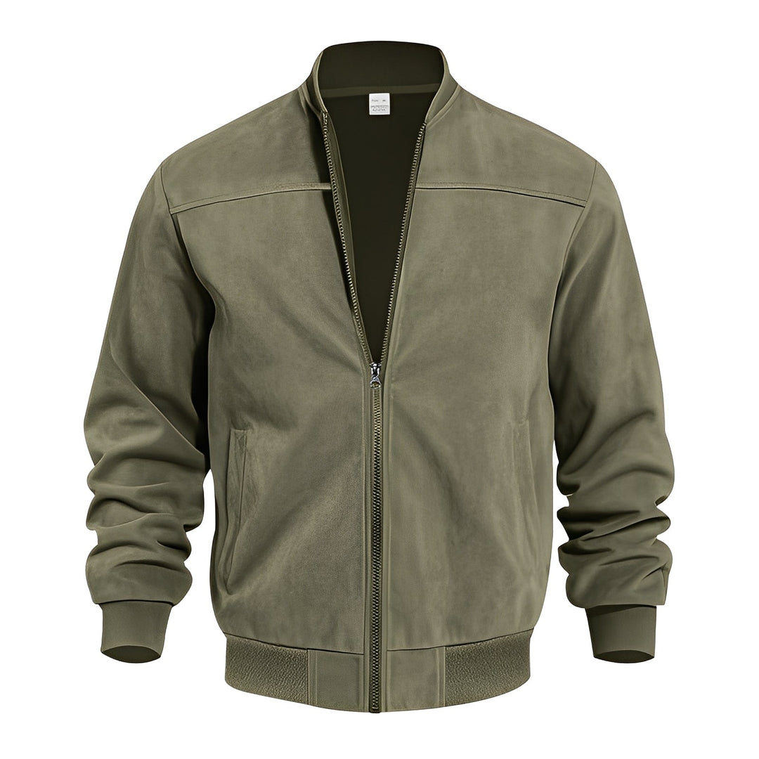 EB | Klassische, stilvolle Wildlederjacke für Männer