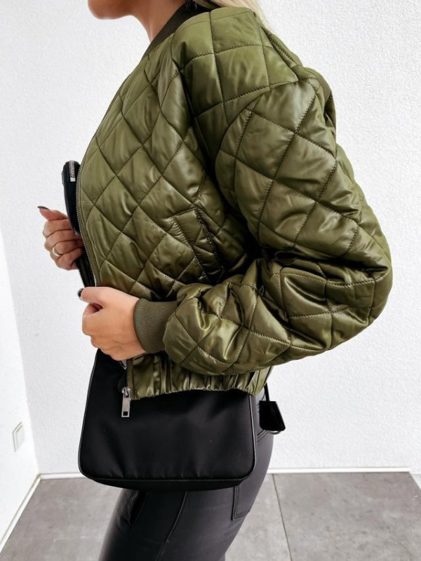 EB | Gepolsterte Damen Bomberjacke mit Taschen