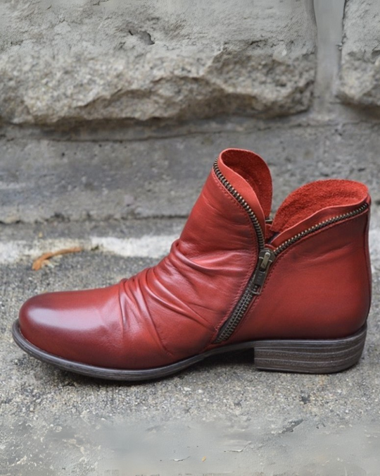 EB | Lederstiefel mit Reißverschluss