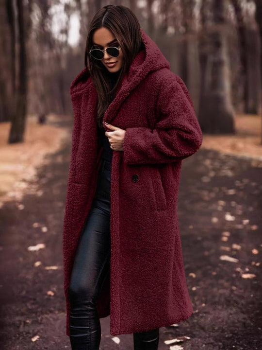 EB | Damen-Trenchcoat mit Gürtel und Doppelt Geknöpftem Verschluss