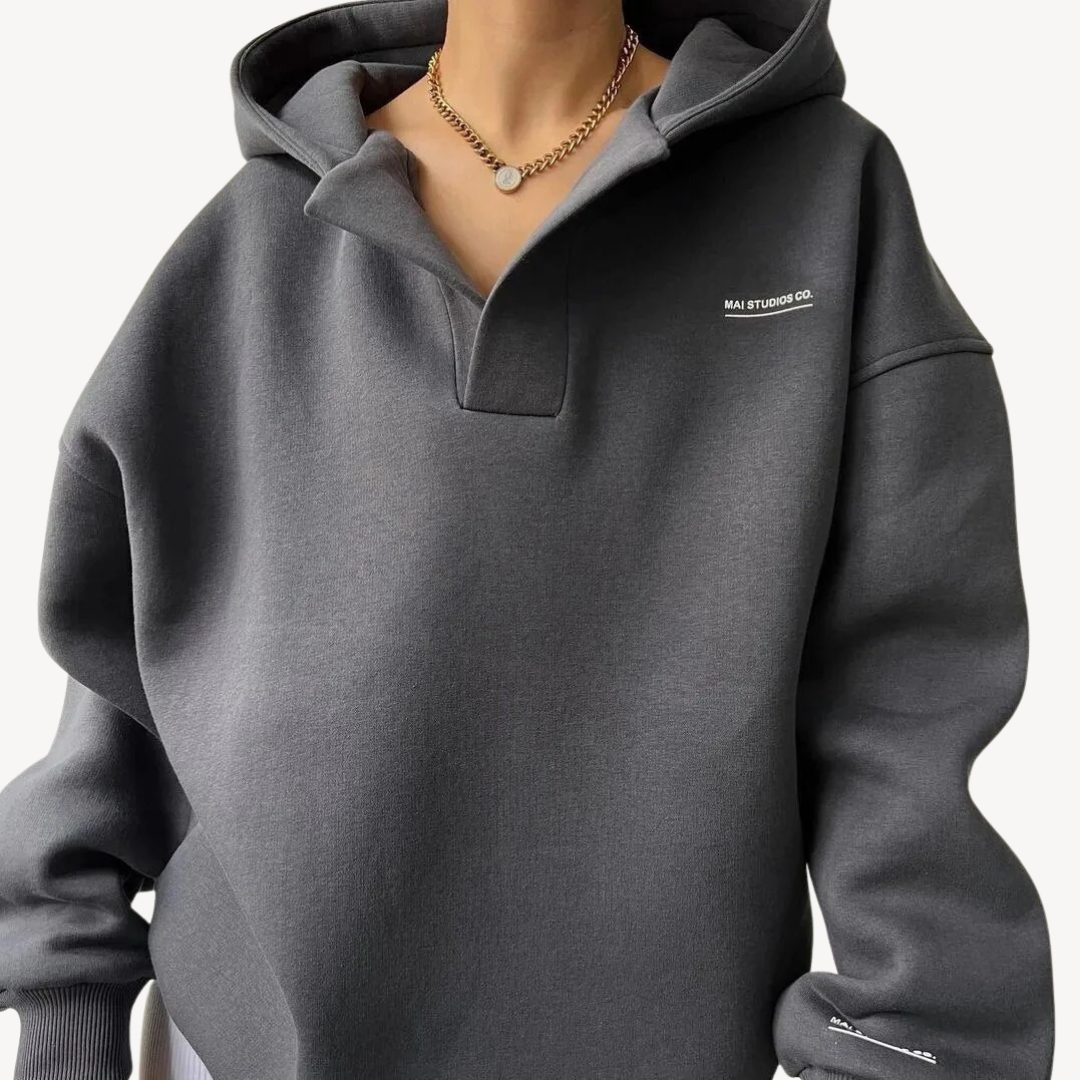 EB | Damen Fleece Oversized Hoodie