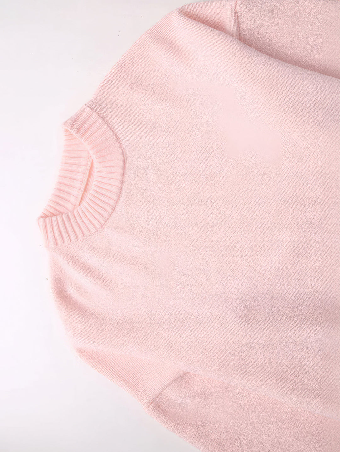 EB | Preppy Rundausschnitt Gestrickter Pullover