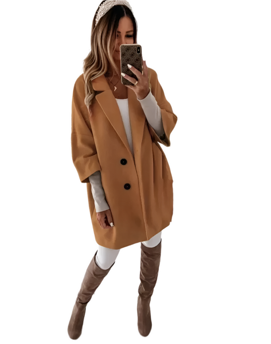 EB | Weit fallender Damen-Trenchcoat
