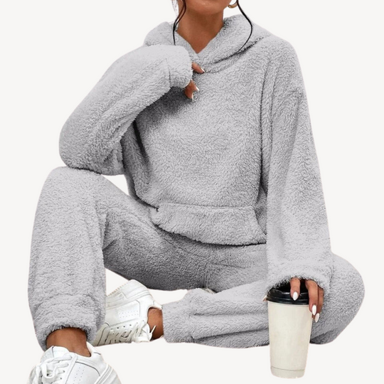 EB | Damen Fleece-Loungewear-Set Trainingsanzug